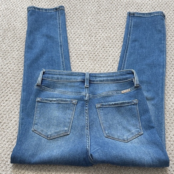 KanCan Women's Slim Straight Leg Jeans - Classic Blue - Picture 8 of 15